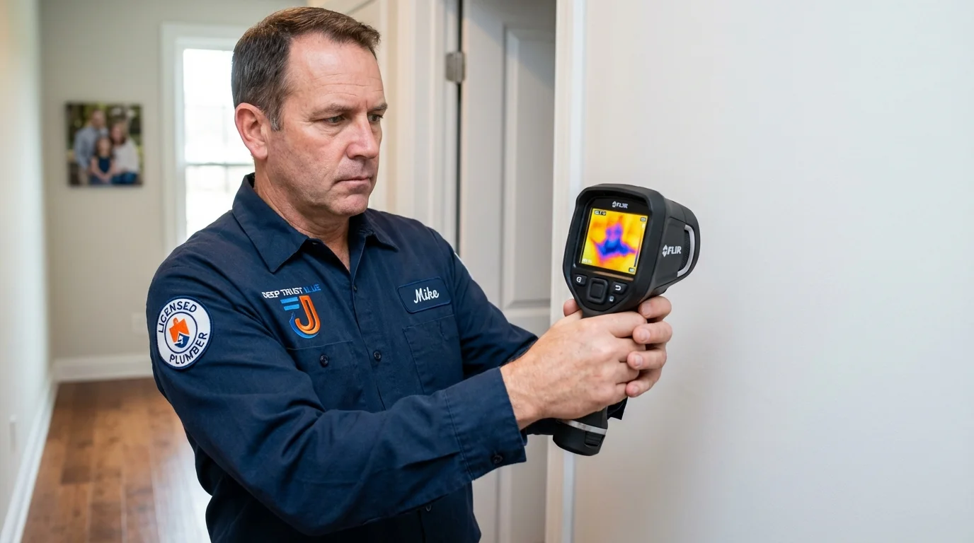 Thermal imaging leak detection by Johns Plumbing LLC in Belle Fourche